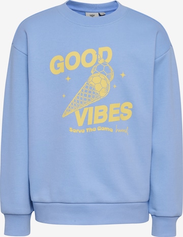 Hummel Sweatshirt in Blauw: voorkant