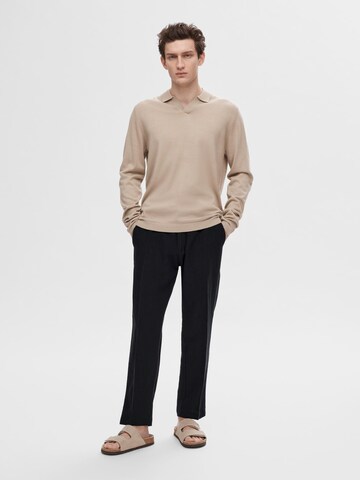 SELECTED HOMME Loose fit Trousers in Black