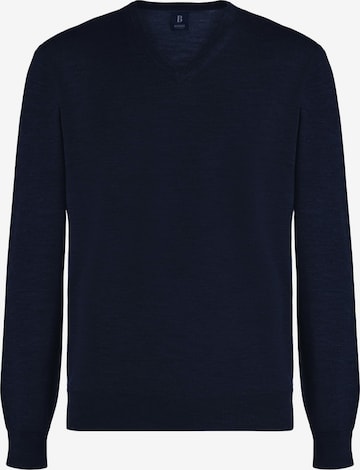 Pull-over Boggi Milano en bleu : devant