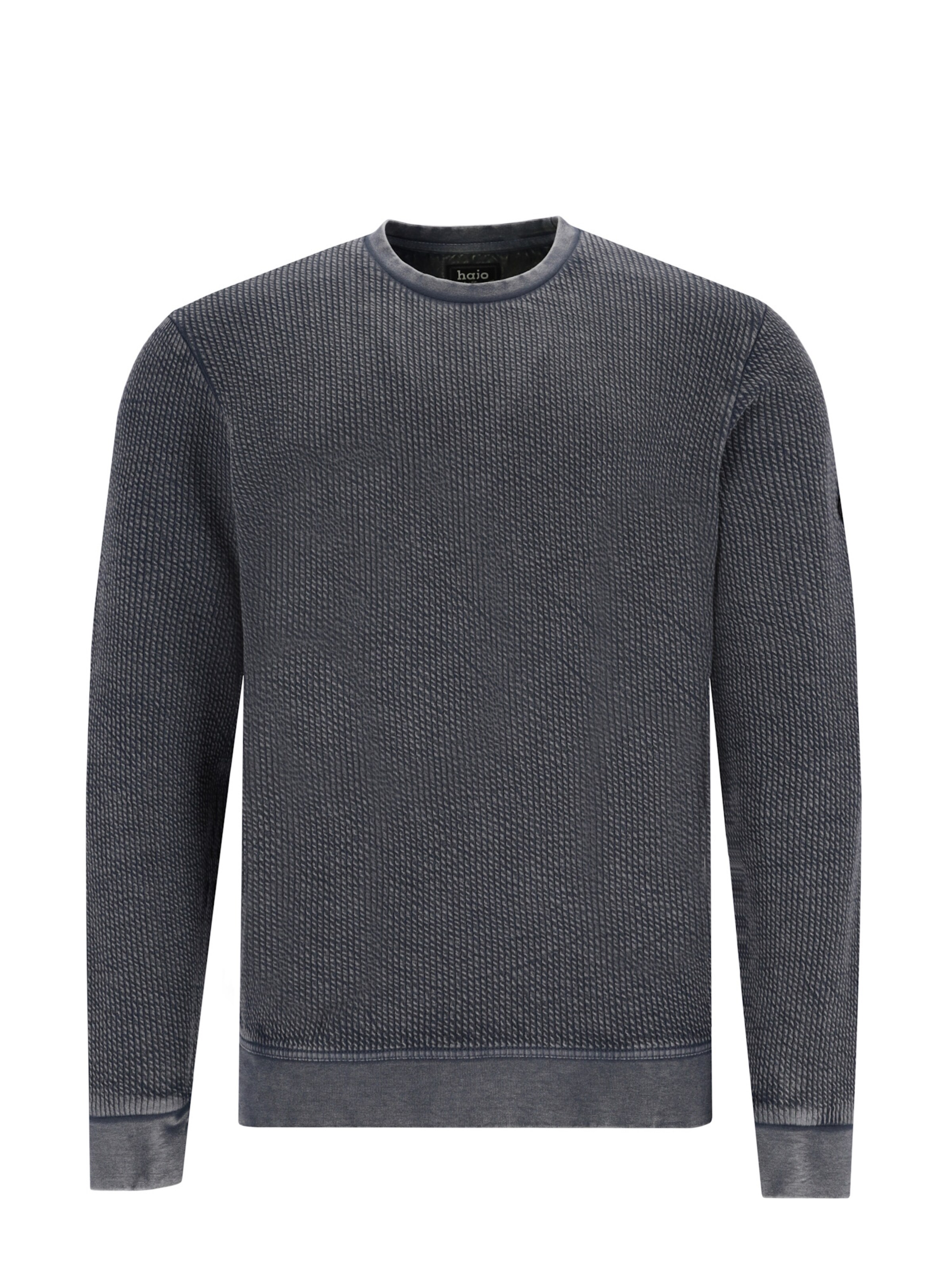 Sweat-shirt HAJO en noir : devant