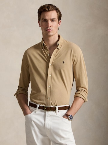 Coupe regular Chemise Polo Ralph Lauren en vert : devant