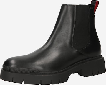 HUGO Chelsea Boots 'Denzel' in Black: front