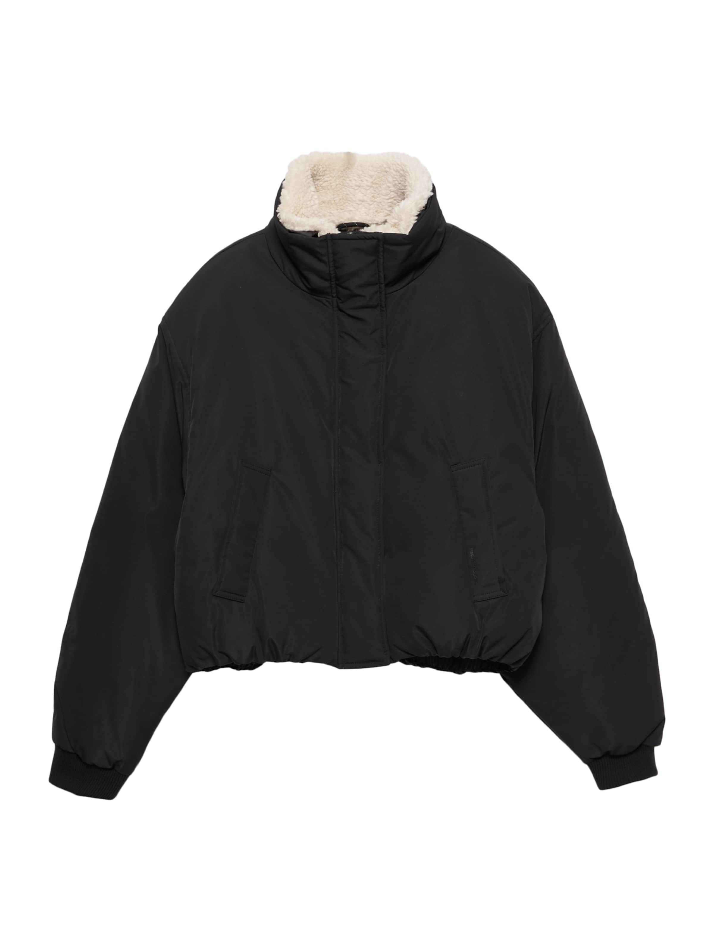 Pull&Bear Kurtka przejściowa 'PACIFIC' w kolorze czarny: przód