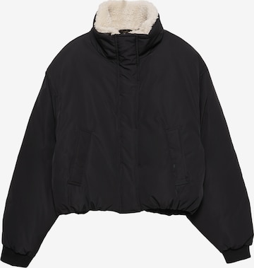 Geacă de primăvară-toamnă 'PACIFIC' de la Pull&Bear pe negru: față