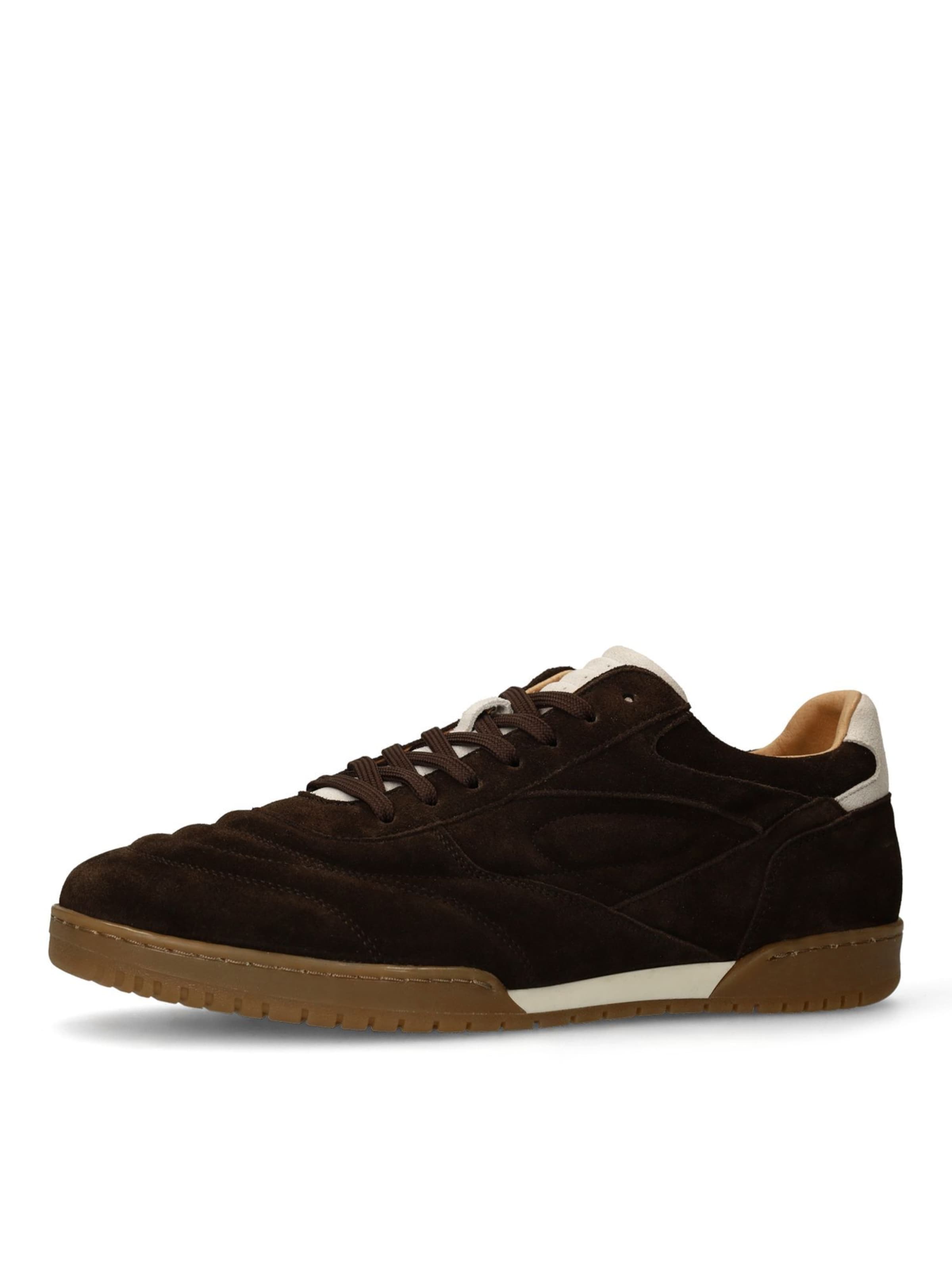 MANFIELD Sneakers in Brown: front