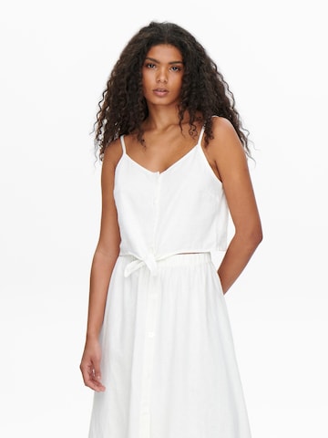 ONLY Top 'Caro' in White: front
