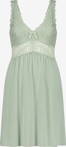 Hunkemöller Nightgown 'Nora Lace' in Green: front