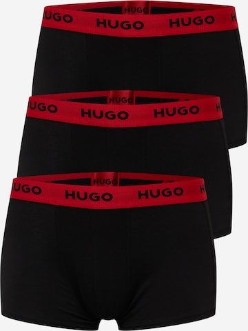 HUGO Red - Calzoncillo boxer en negro: frente