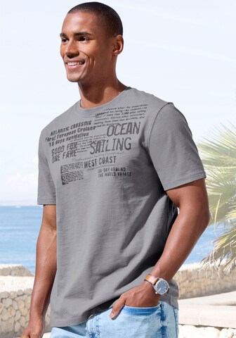 JOHN DEVIN T-Shirt in Grau: Vorderseite