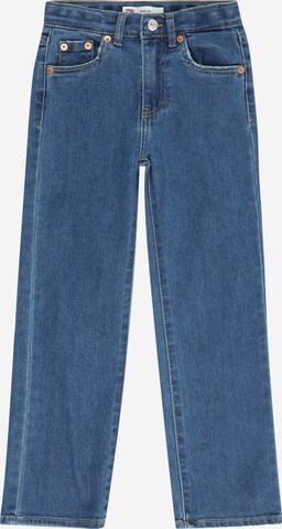 Levi's Kids Wide leg Jeans in Blauw: voorkant