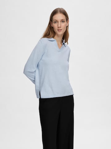 SELECTED FEMME Pullover 'Berga' i blå