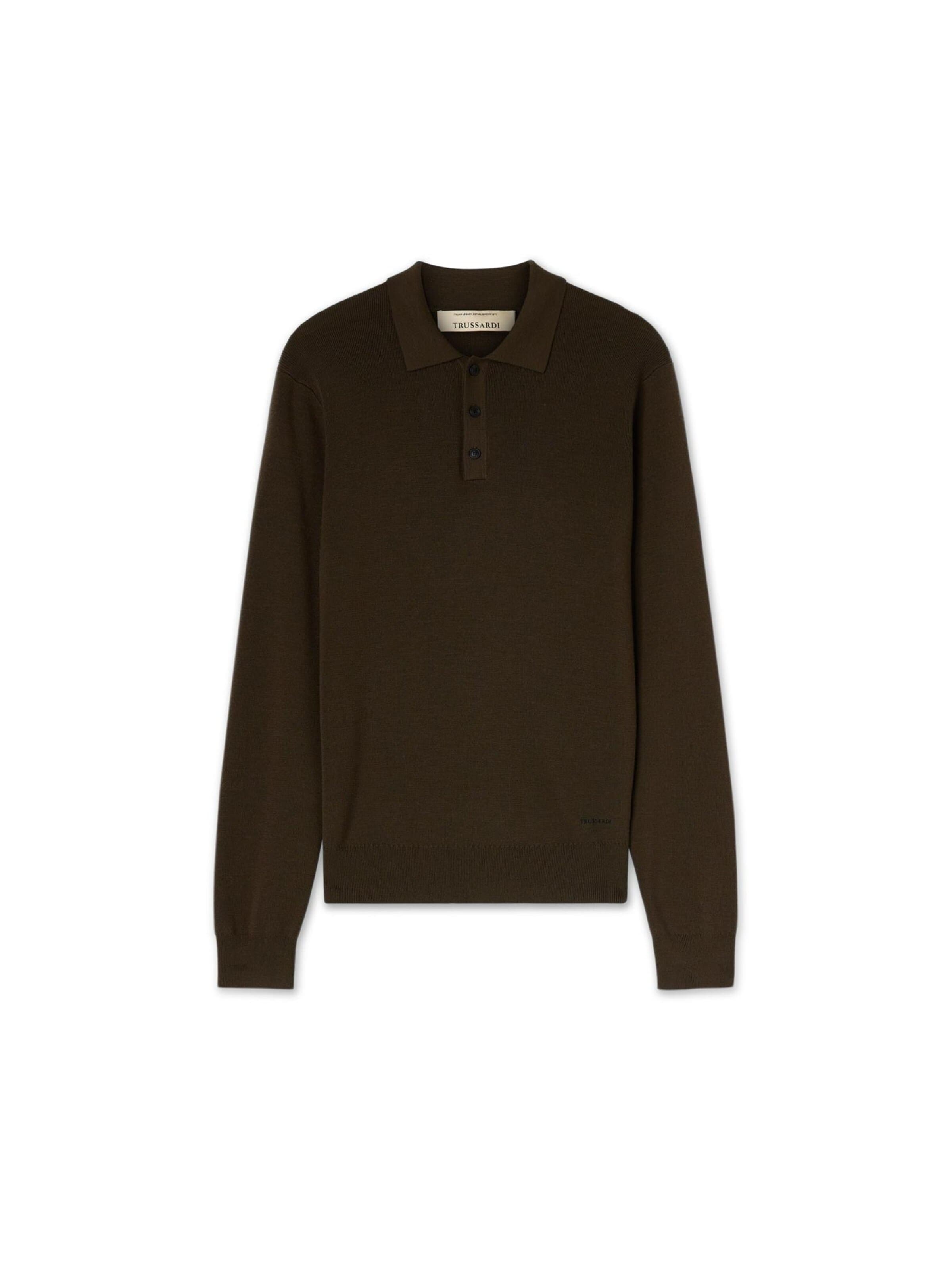 Pullover di Trussardi in marrone: frontale