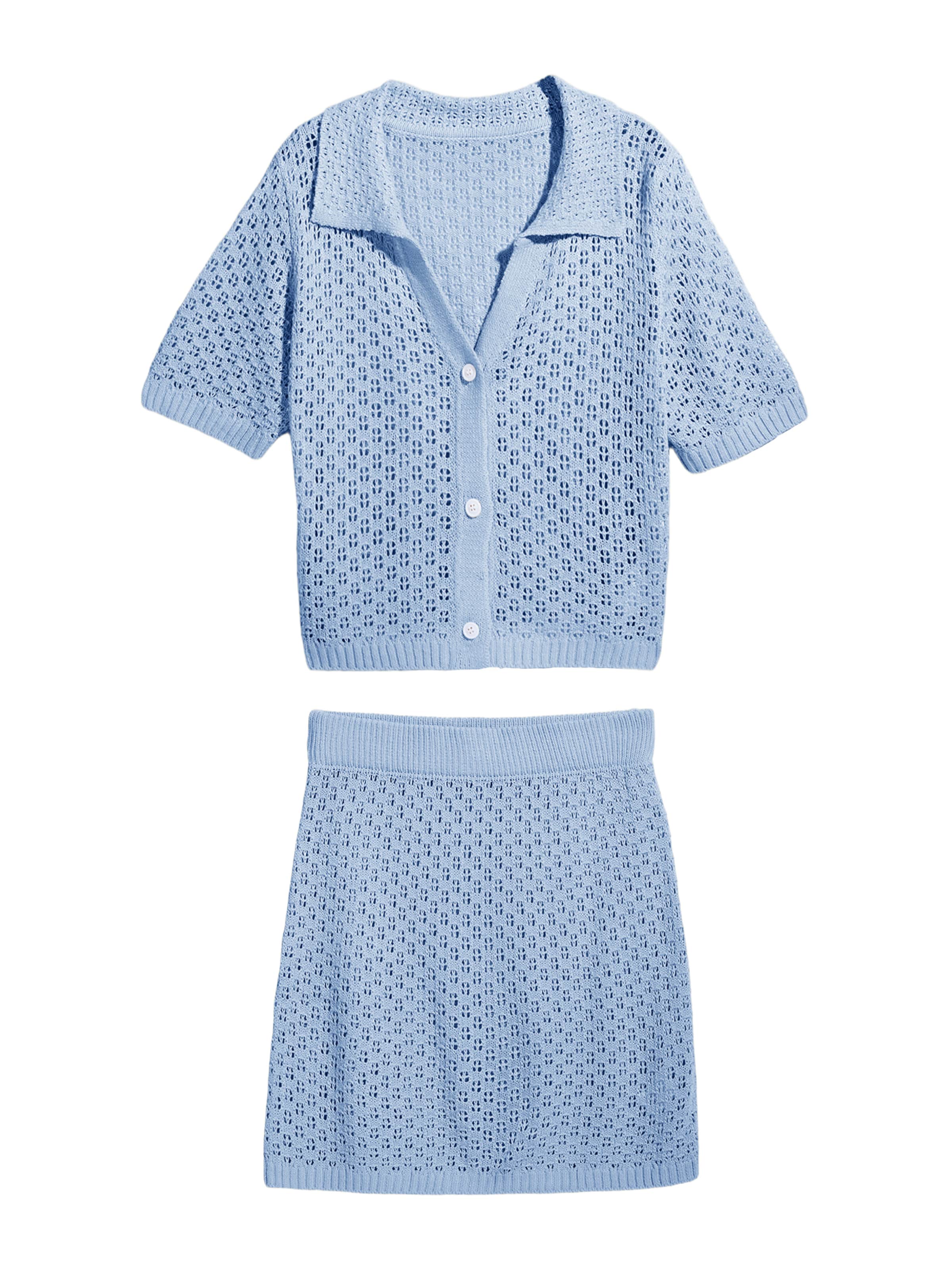 Imily Bela Kostim | modra barva: sprednja stran