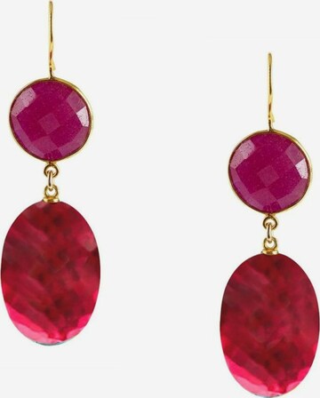 Gemshine Ohrringe in Red: front