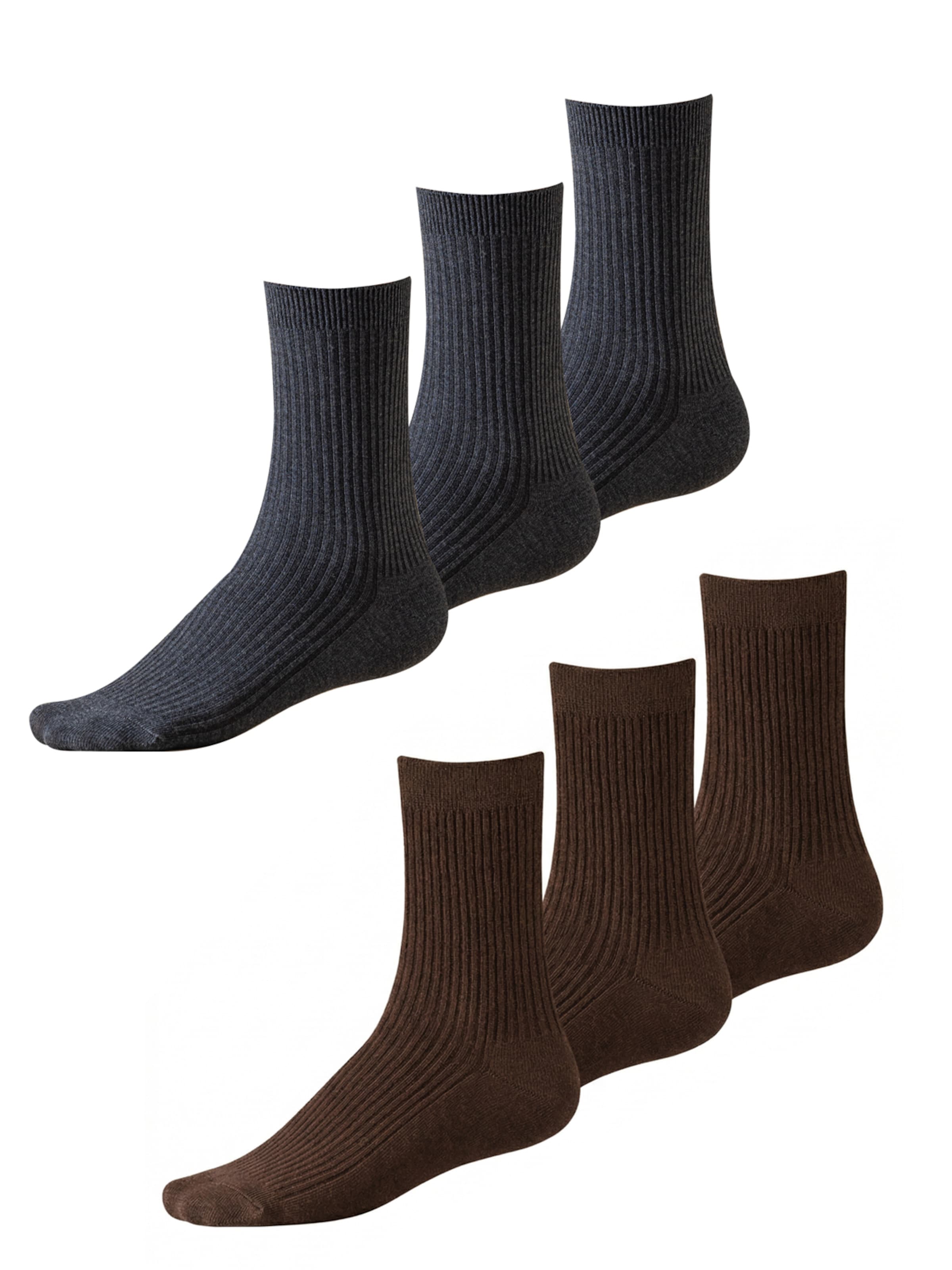 Millo Socken 'Cosy Steps Mix'‌‌‌‌‌‌‌ in Grau: Vorderseite