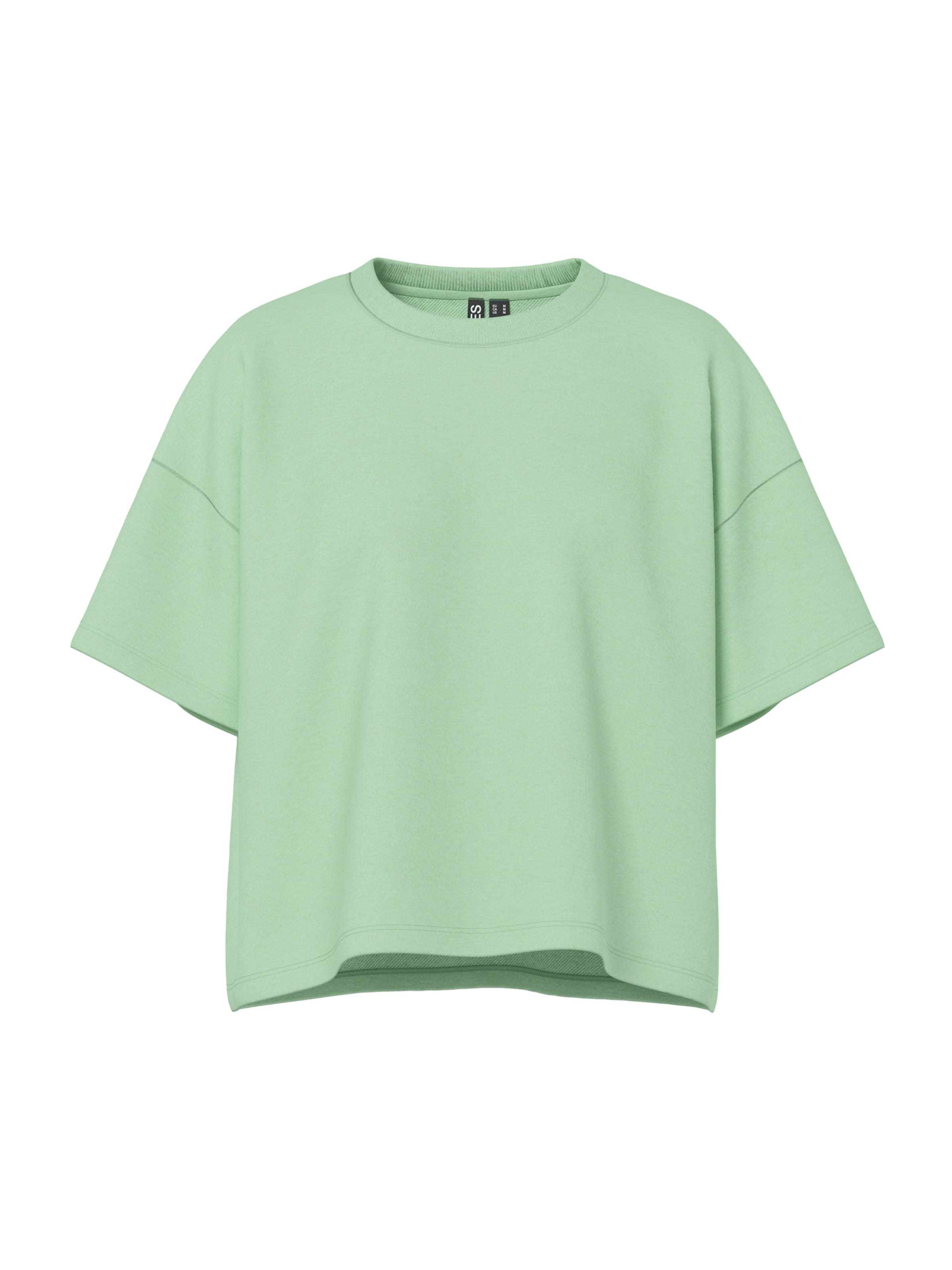 PIECES Sweatshirt 'PCChilli' in Grün: Vorderseite