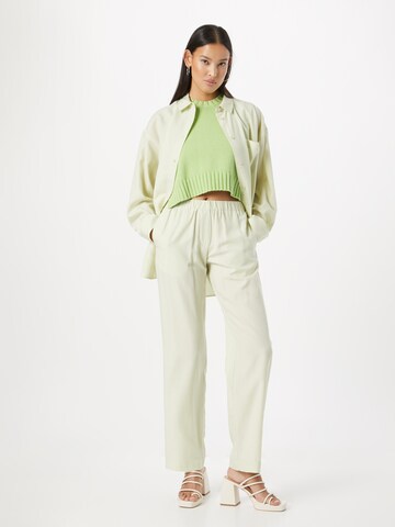 Samsøe Samsøe Loose fit Trousers 'Hoys' in Yellow