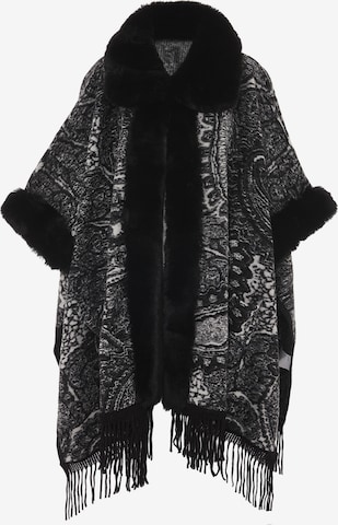 FRAULLY Кейп в Черный: спереди