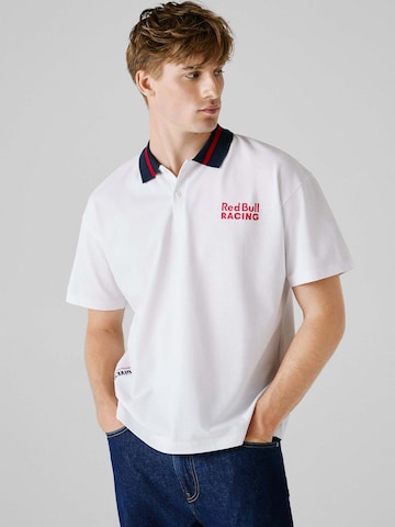 Red Bull Racing x Pepe Jeans Shirt in Wit: voorkant