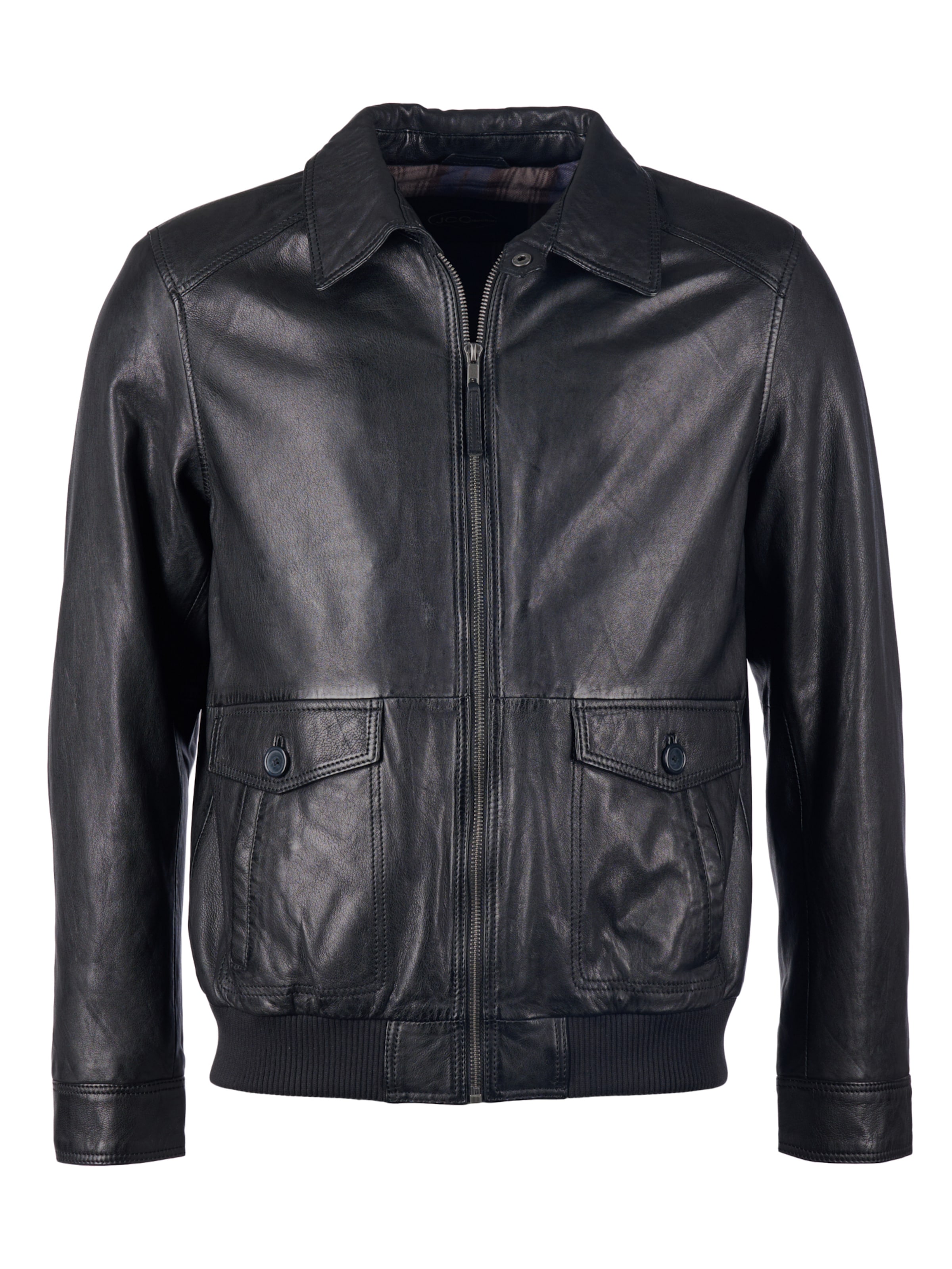 JCC Tussenjas 'Samuel' in Zwart: voorkant