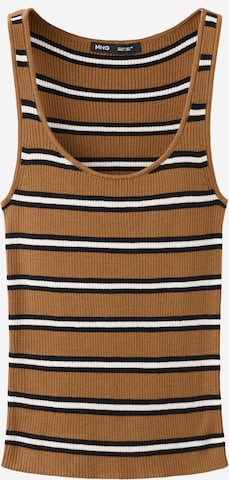 MANGO Neuletoppi 'LUKO' värissä ruskea: etupuoli