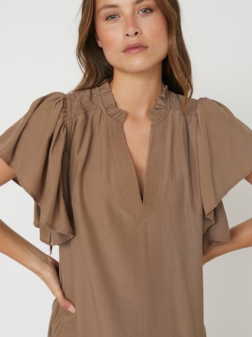 Abito 'ToraCC' di co'couture in marrone