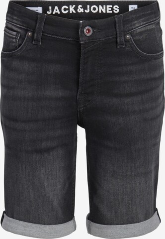 Regular Jeans de la Jack & Jones Junior pe negru: față