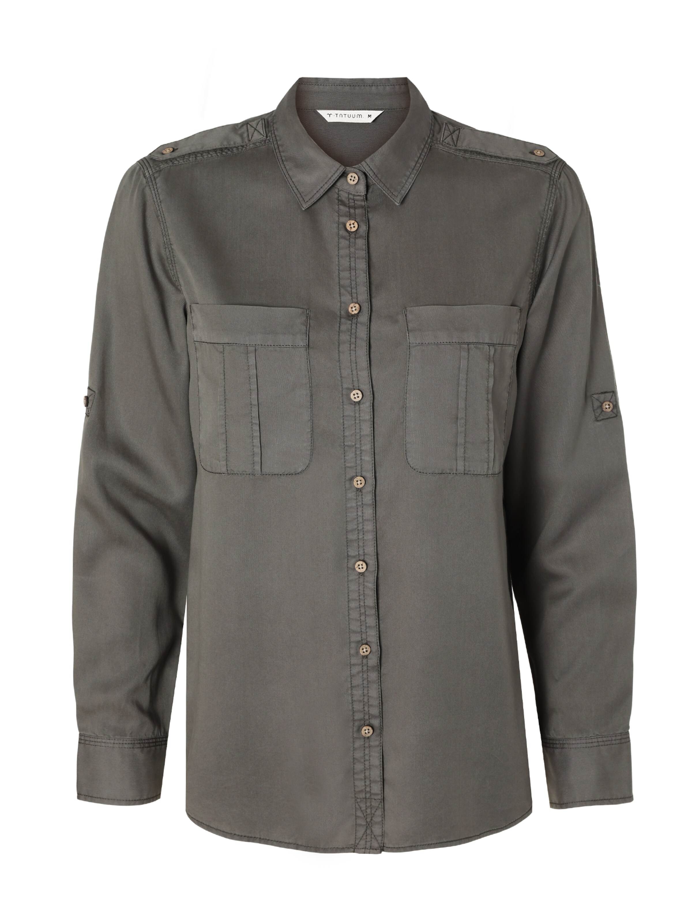 TATUUM Blúz 'KORSANA' - zöld: elől