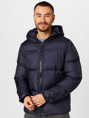 s.Oliver Winter Jacket in Blue: front