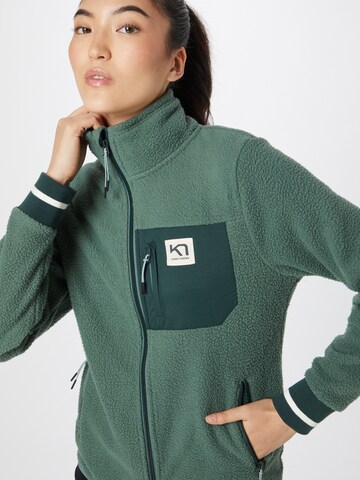 Jachetă  fleece funcțională de la KariTraa pe verde