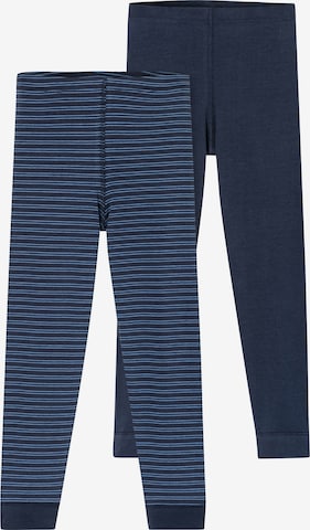 SCHIESSER Lange Unterhose ' 95/5 ' in Blau: Vorderseite