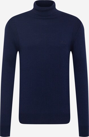 GUESS Пуловер 'PERCIVAL' в синьо: отпред
