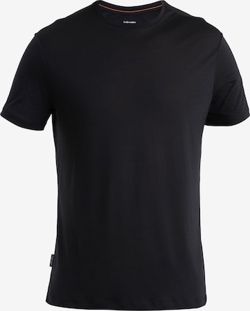 Maglia funzionale 'Sphere III' di ICEBREAKER in nero: frontale