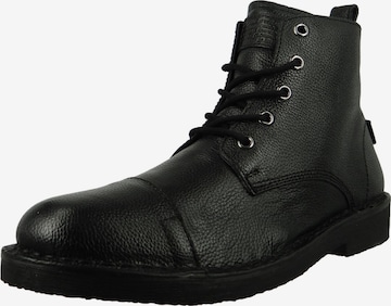 LEVI'S ® Lace-Up Boots in Black: front