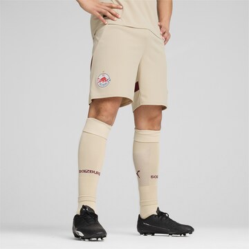 PUMA Regular Sports trousers 'FC Red Bull Salzburg' in Beige