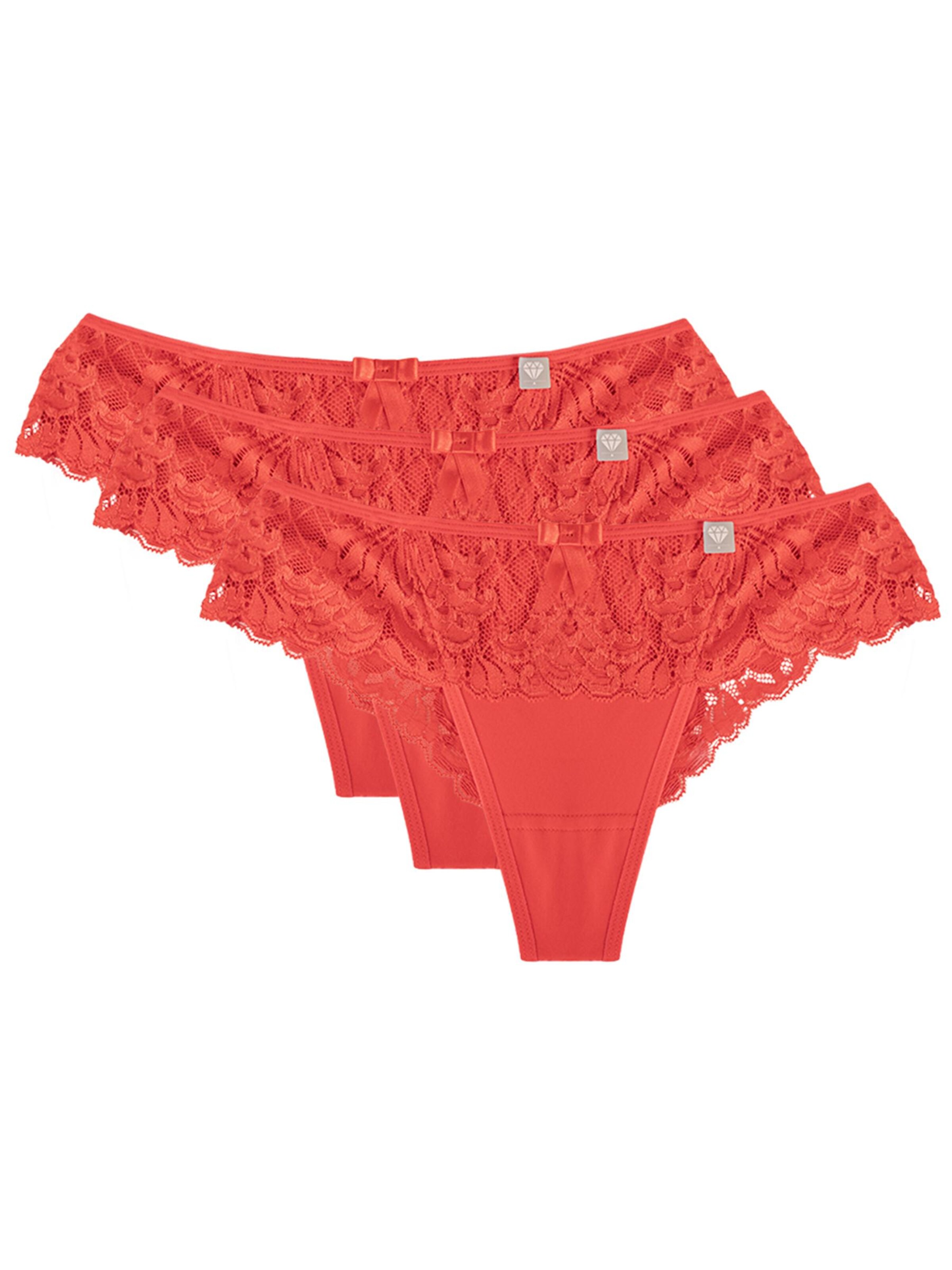 Wolbar Slip 'Diamond 3503'‌‌‌‌‌‌‌‌‌‌ in Rot: Vorderseite