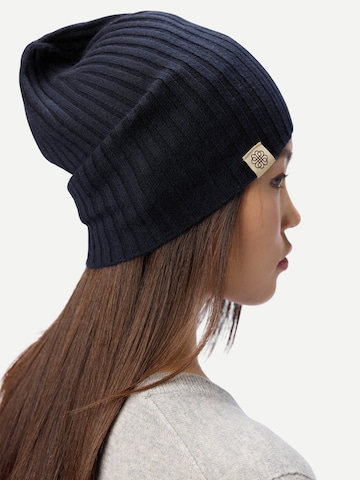 GOBI Cashmere Mössa 'Unisex Cashmere Rib Knit Hat' i blå