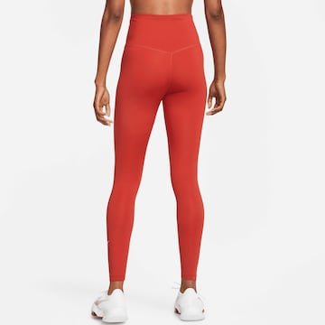NIKE Skinny Παντελόνι φόρμας σε κόκκινο