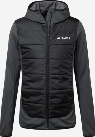 ADIDAS TERREX Outdoorjas in Zwart: voorkant