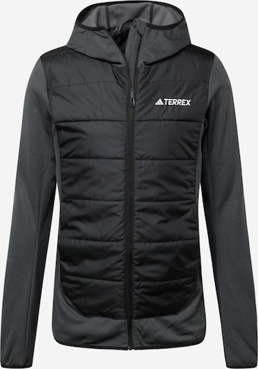 ADIDAS TERREX Outdoorjacke in anthrazit / schwarz / offwhite, Produktansicht