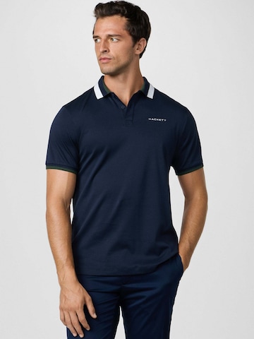 Hackett London Poloshirt in Blau: Vorderseite