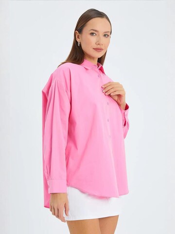 MixRay Bluse in Pink