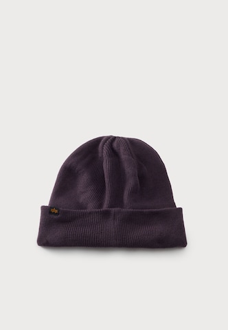 ALPHA INDUSTRIES Czapka w kolorze fioletowy
