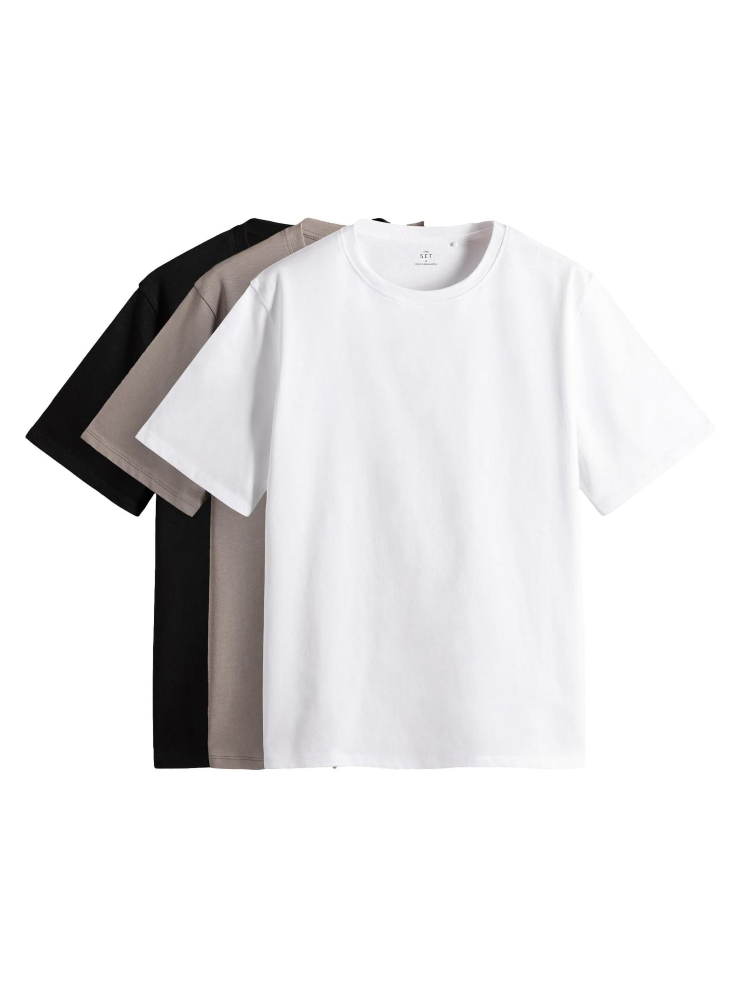 Tricou de la The Set pe gri: față