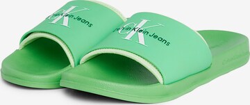 Claquettes / Tongs Calvin Klein Jeans en vert