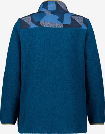 Ulla Popken Fleece jas in Blauw