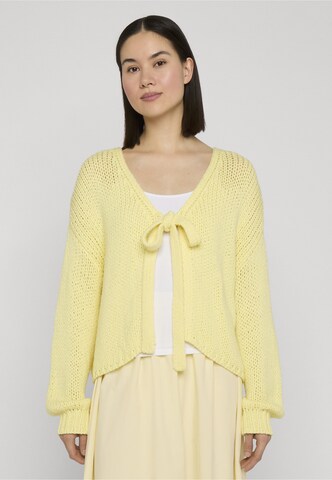 Estelou - Cárdigan en amarillo: frente