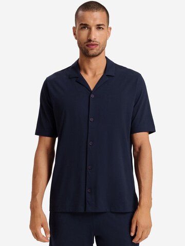 Hanro Regular fit Overhemd 'Night & Day' in Blauw