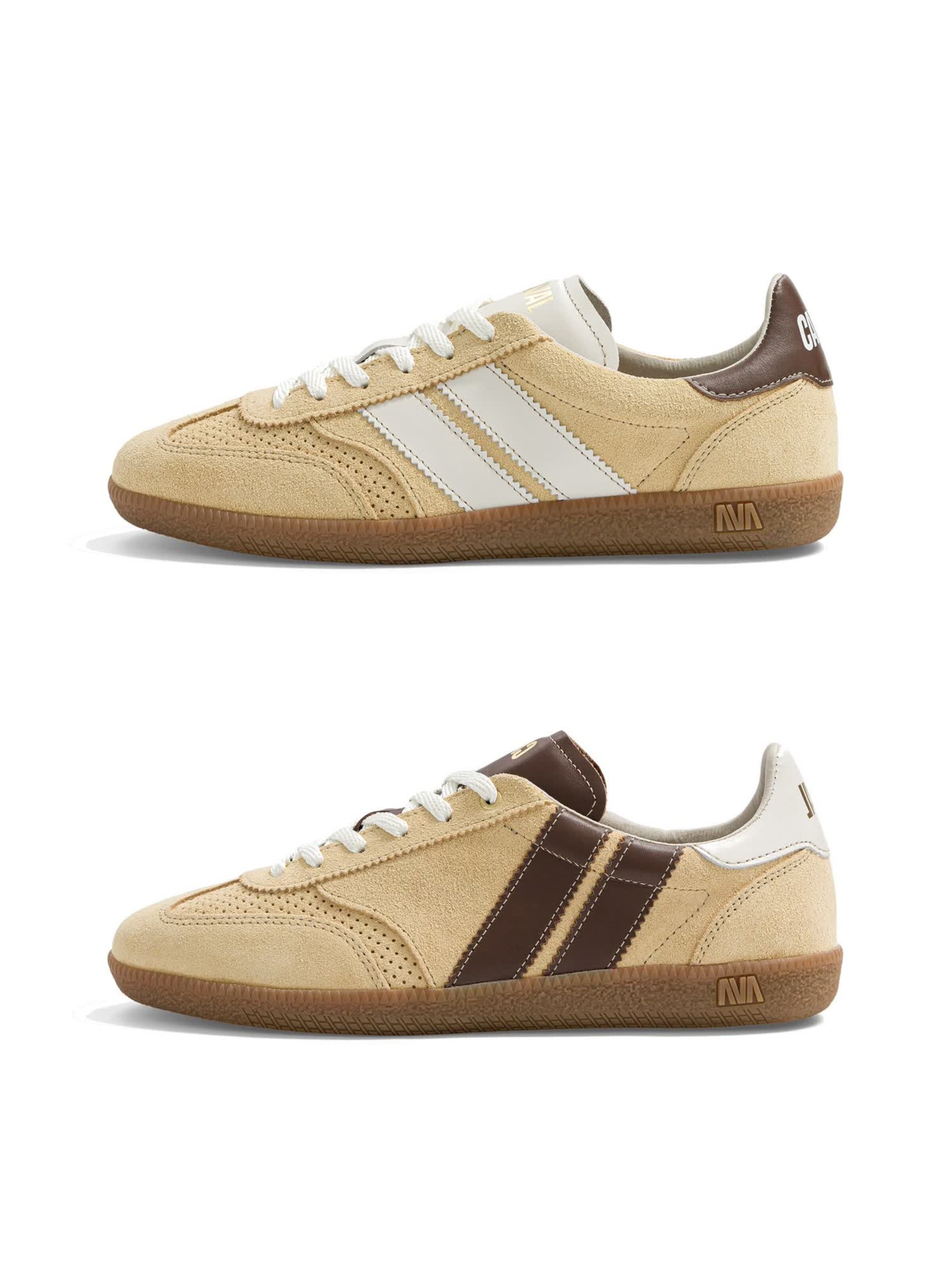Caval - Zapatos con cordón ' PULSE ' en amarillo: frente