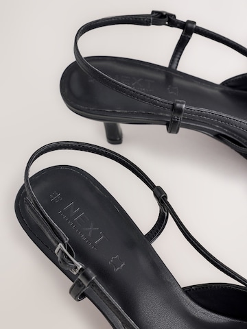 melns Next Vaļējas augstpapēžu kurpes 'Forever Comfort'